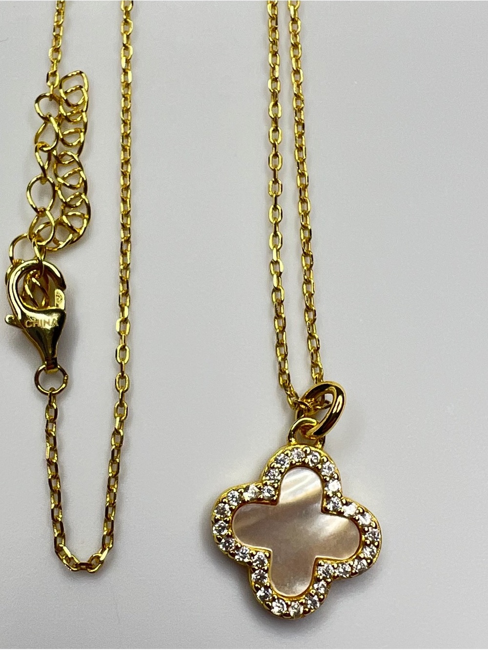 NEW Gold over sterling silver necklace